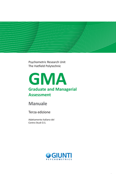 GMA - Graduate and Managerial Assessment - Forma A