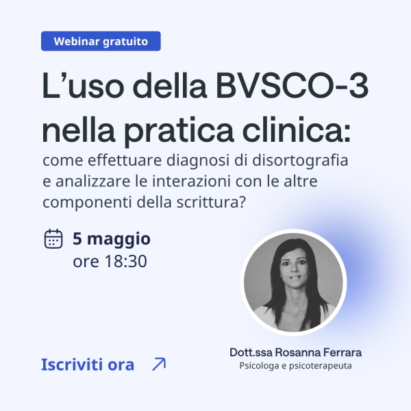 WEBINAR – L’uso della BVSCO-3 nella pratica clinica (gratuito)