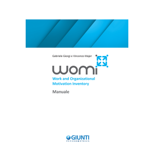 WOMI - Work and Organizational Motivation Inventory