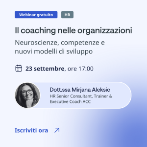 WEBINAR – Il coaching nelle organizzazioni (gratuito)